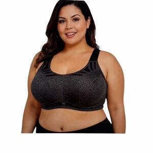 Lane Bryant LIVI Molded Underwire Convertible Sports Bra 42DD Moisture Wicking